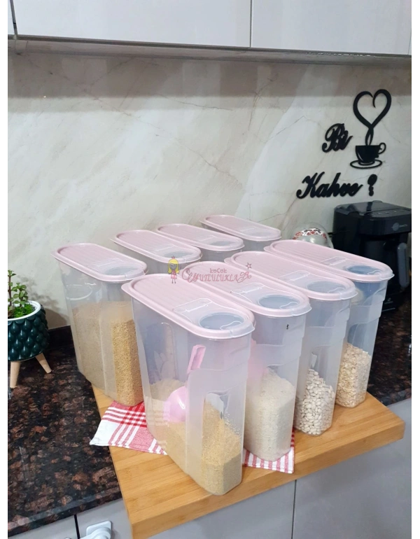 ŞEFFAF ERZAK KABI 8Lİ SET