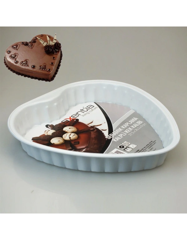 SERAMİK KAPLAMA KALP KEK KALIBI