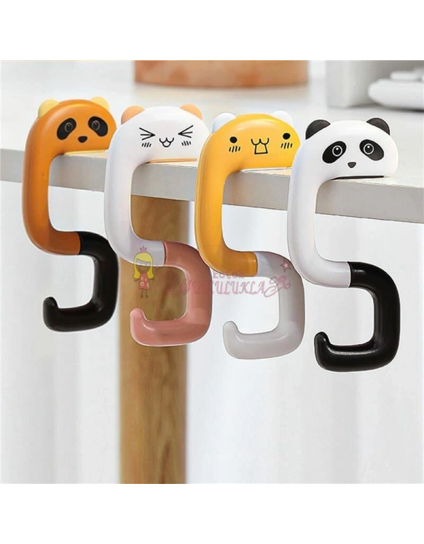 SEVİMLİ HAYVAN FİGÜRLÜ KATLANABİLİR KANCA ASKI