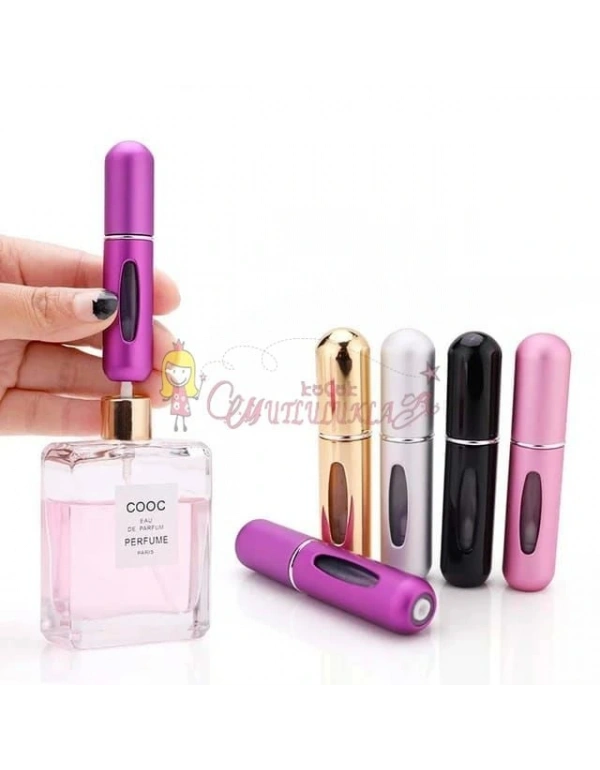 Seyahat Boy Çantada Taşınabilir Parfüm Şişesi Çanta Ve Cepte Taşınabilir Koku Parfüm Kabı Sprey Şişe