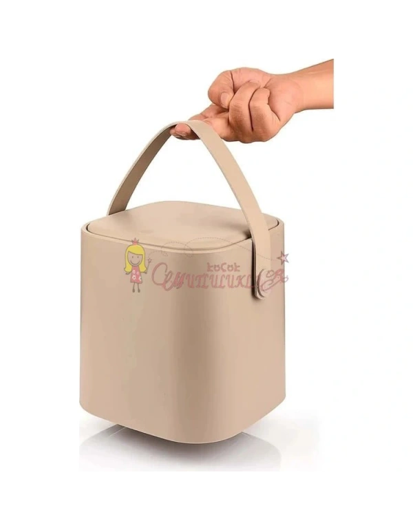 Sihirli Iç Kovalı Tezgah Üst Mutfak - Ofis Çöp Kovası 4 LT