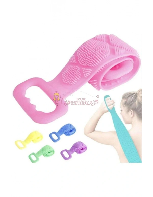 Silikon Çift Taraflı Banyo Hamam Lifi