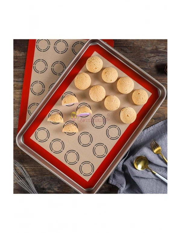 Silikon Pişirme matı Yuvarlak model tepsi matı