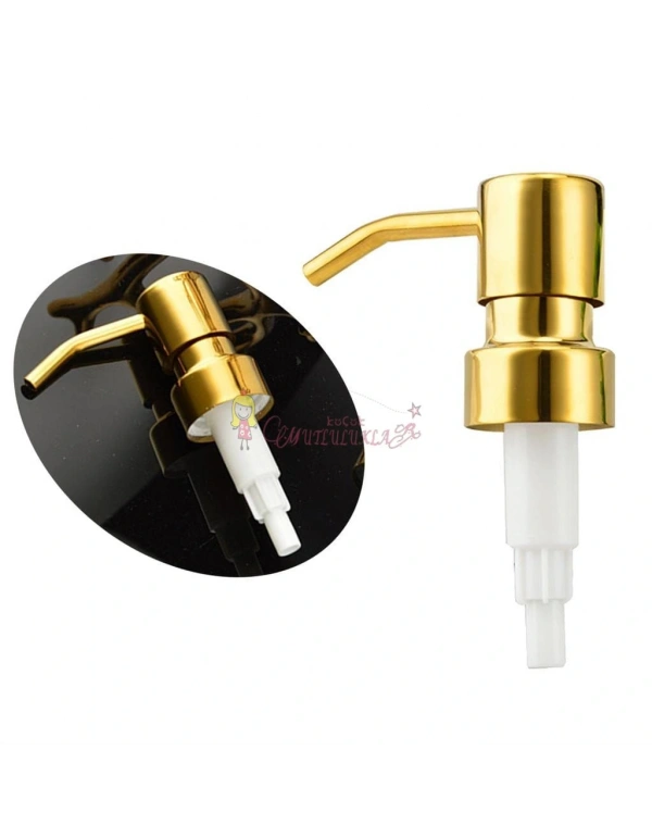 Sıvı Sabunluk Pompası Parlak - Gold