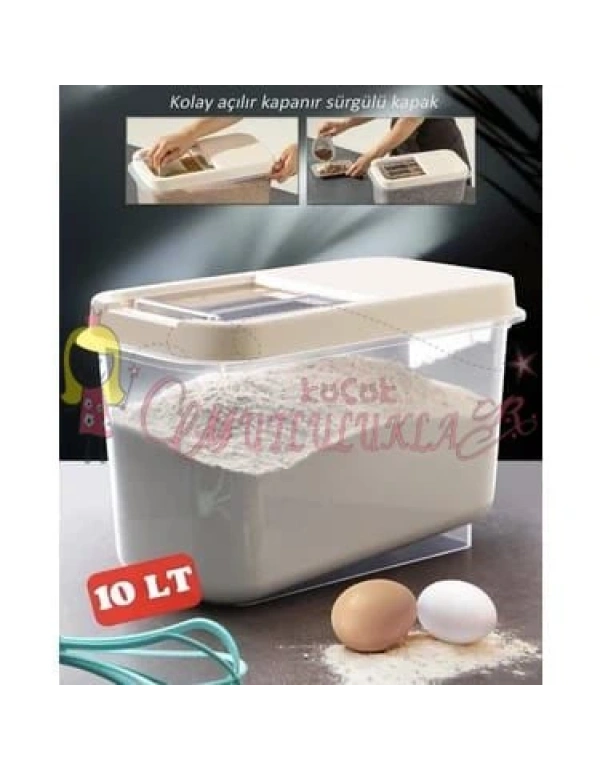 Soft Chef Multi Box 10 Lt Saklama Kabı Krem /Antrasit