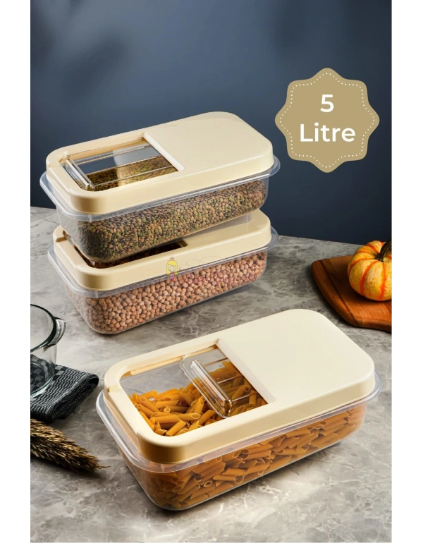 Soft Chef Multi Box 5 Lt Saklama Kabı Krem /Antrasit