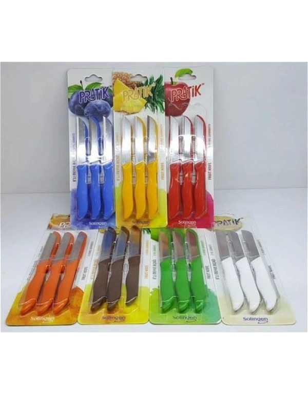 SOLİNGEN ORJ. 6LI DÜZ MEYVE BICAĞI