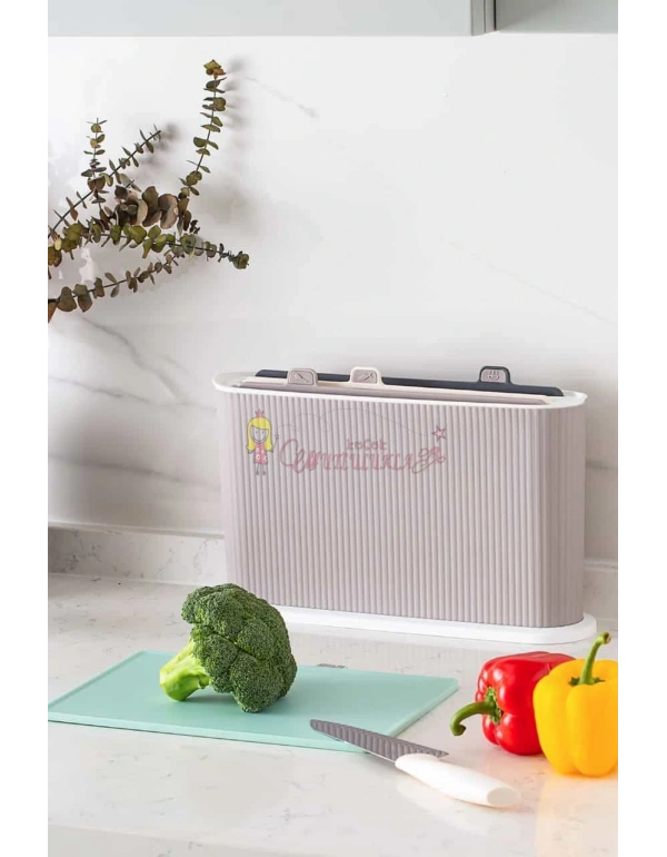 Standlı Çoklu Kesme Tahtası Seti