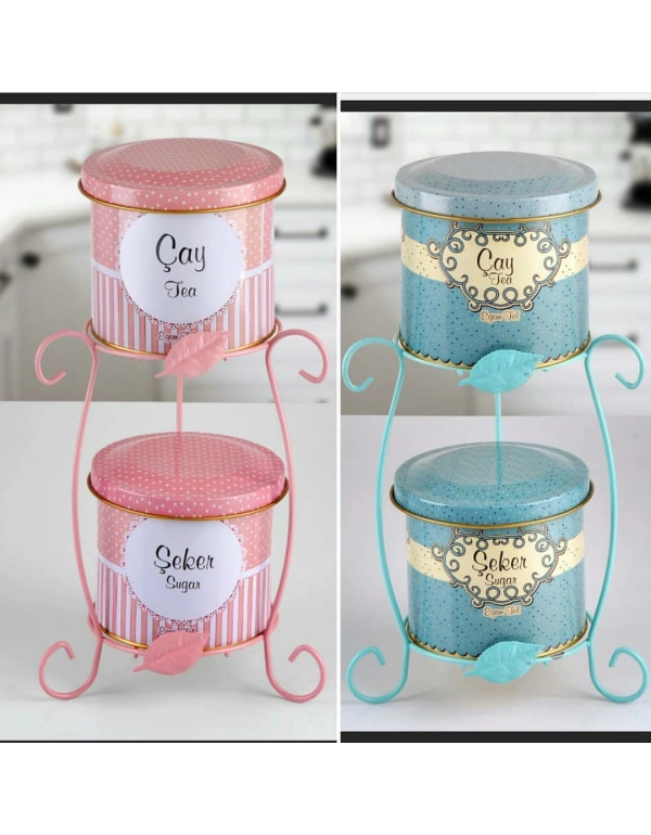 STANDLI LÜX METAL ÇAY ŞEKER