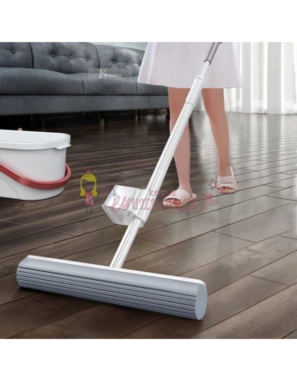 Süngerli Kendinden Sıkmalı Mop  360° dönebilen