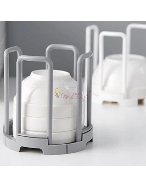 Tabak Bardak Kase Standı  Bulaşık Kurutma Tutucu Mutfak Düzenleyici