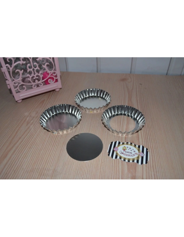 TABANI ÇIKAN PORSİYONLUK YUVARLAK TART KALIBI