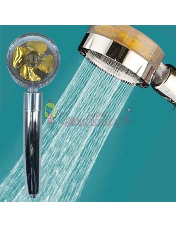 Tasarruflu Pervaneli Tazyikli Duş Başlığı 