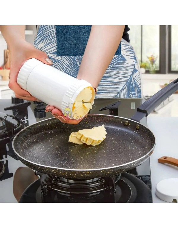 Tereyağı Saklama Ölçme Yayma Ve Kesme Aparatı