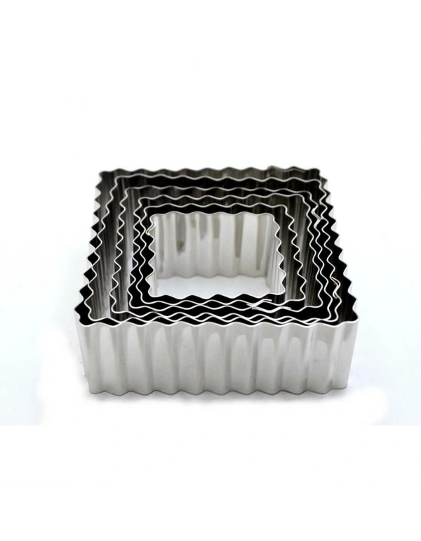 TIRTIKLI KARE 5 PARÇA KURABİYE KALIBI