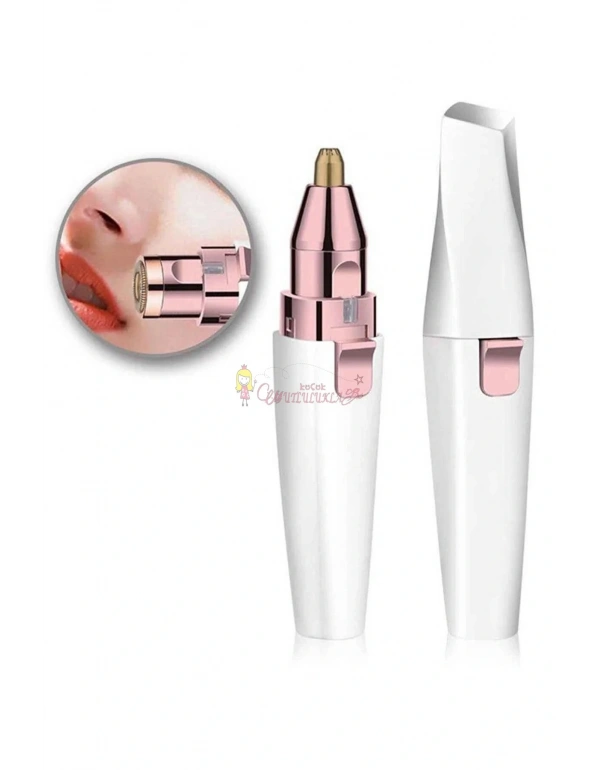 Tüy Kıl Alma Kaş Bıyık Unisex Yüz Bakım Epilasyon Aleti Çift Başlıklı