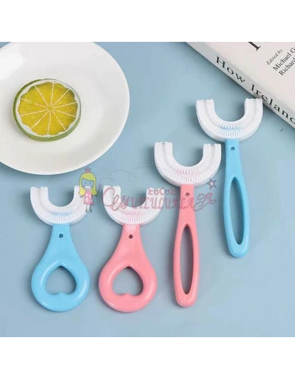 U Şeklinde Pratik Çocuk Diş Fırçası Büyük Boy  6 - 12 YAŞ