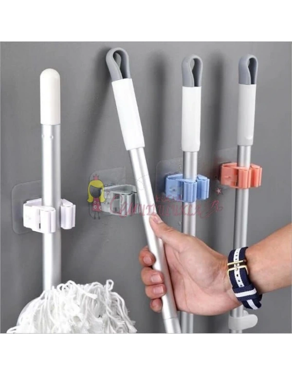 Yapışkanlı Pratik Mop Tutucu  Düz Model