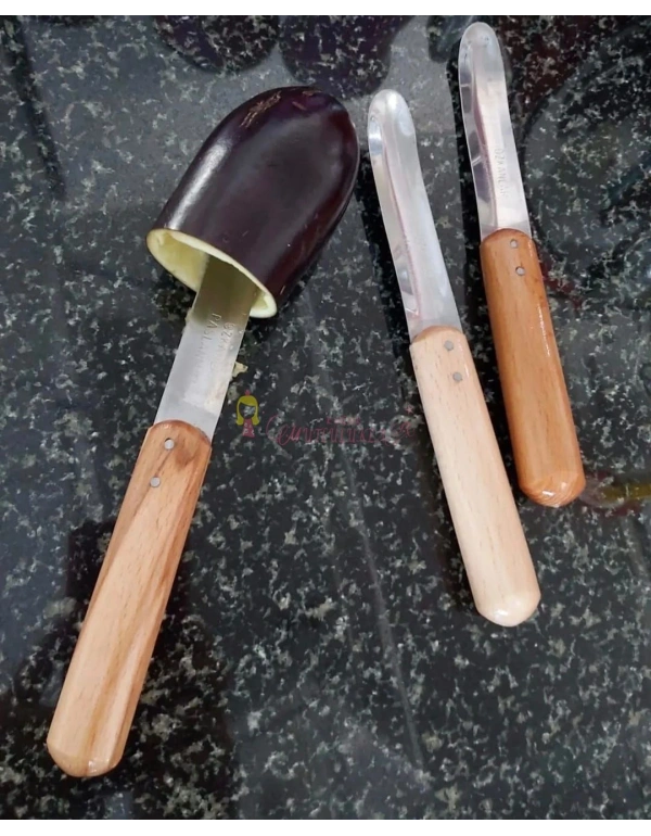 Yöresel Oyacak Sebze Eğik uçlu Oyma Bıçağı