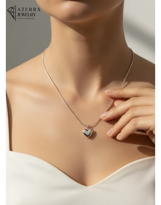 Kalpli Kolye | Çelik