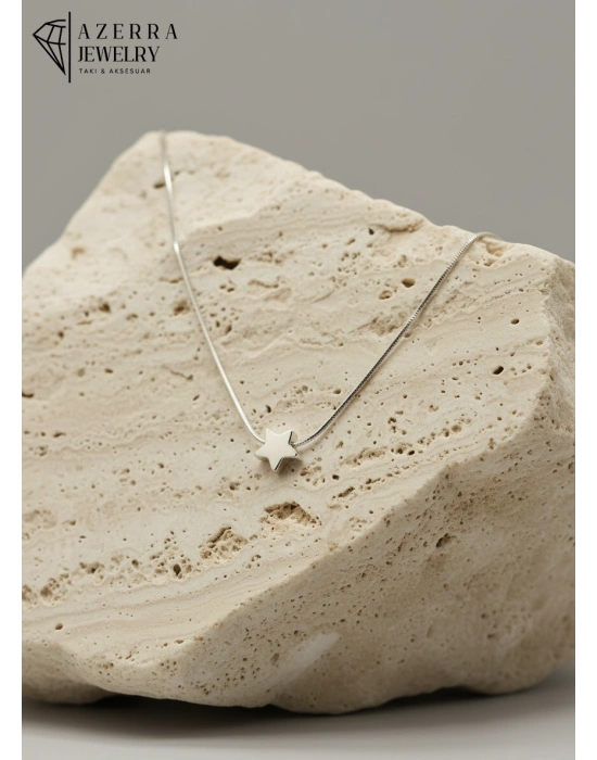 Yıldız Kolye | Çelik