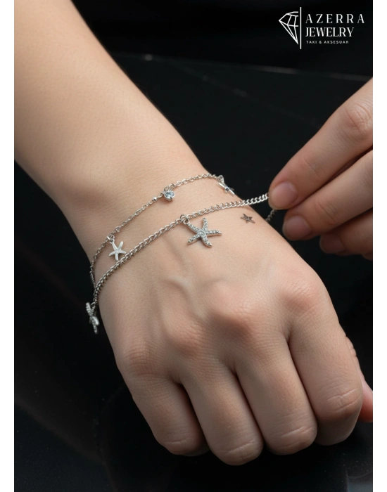 AZERRA Yıldız Bileklik | Çelik