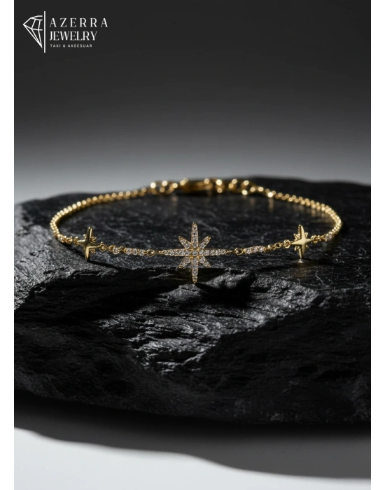 AZERRA Lumiéra Kuzey Yıldızı Bileklik | Çelik