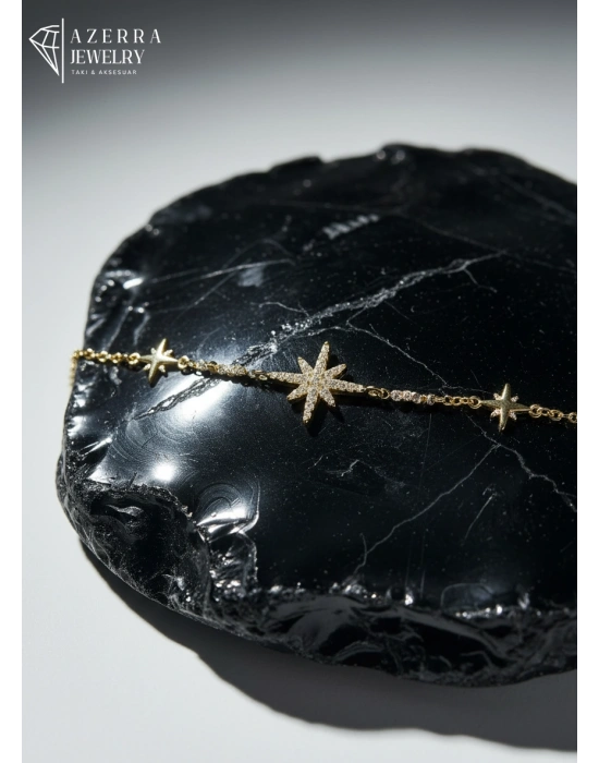 AZERRA Lumiéra Kuzey Yıldızı Bileklik | Çelik