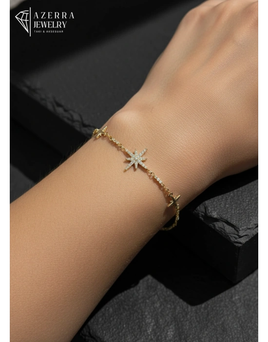 AZERRA Lumiéra Kuzey Yıldızı Bileklik | Çelik