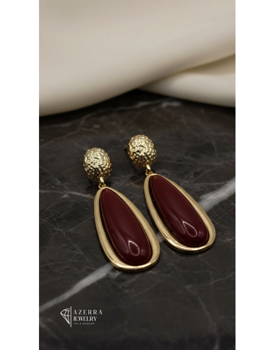 AZERRA Bronze Elegance Küpe | Çelik