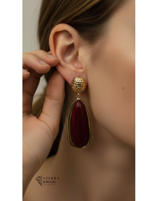 AZERRA Bronze Elegance Küpe | Çelik