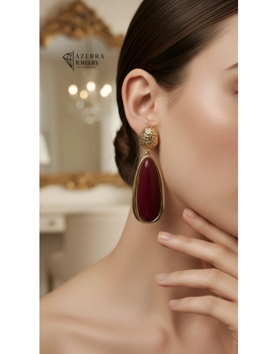 AZERRA Bronze Elegance Küpe | Çelik