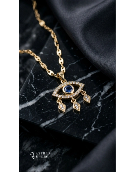 AZERRA Mystic Eye Kolye | Çelik