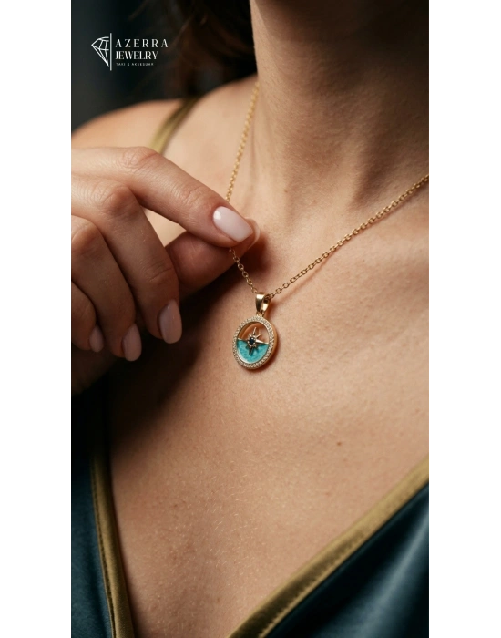 North Star Kolye | Çelik