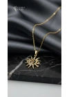 Sun Gold Kolye | Çelik