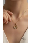 Sun Gold Kolye | Çelik