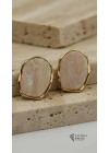 AZERRA Soft Marble Küpe | Çelik