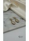 AZERRA Royale Glow Küpe | Gold Çelik