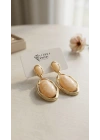 AZERRA Nude Glow Küpe | Çelik
