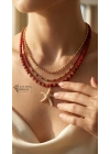 AZERRA Costa Roja Star Kolye | Çelik
