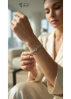 Infinity Bileklik Silver | Çelik