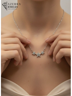 3 Yıldızlı Kolye | Çelik