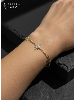 AZERRA Lumiéra Kuzey Yıldızı Bileklik | Çelik