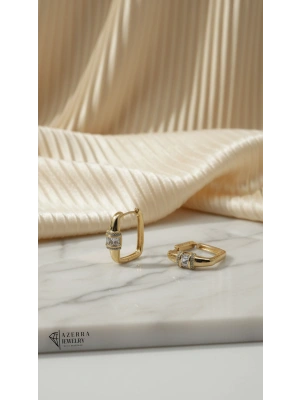 AZERRA LockShine Küpe | Çelik