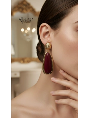 AZERRA Bronze Elegance Küpe | Çelik
