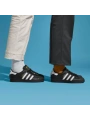 Unisex Deri Superstar Günlük Spor Ayakkabı-Siyah-Beyaz