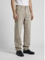 Erkek Rahat Kesim Bagy Kalıp Kot Pantolon- Bej