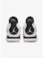 Nıke Aır Jordan 4 Retro Spor Ayakkabı - Beyaz Siyah