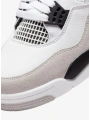 Nıke Aır Jordan 4 Retro Spor Ayakkabı - Beyaz Siyah