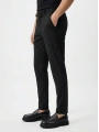Erkek Beli Lastikli Likralı Joger Pantolon-Siyah